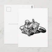 Carte Postale Motorcycle (Devant / Derrière)