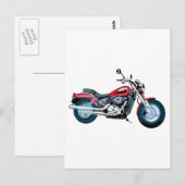 Carte Postale Motorcycle (Devant / Derrière)