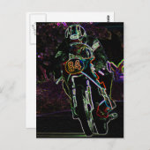 Carte Postale Motorcycle 2 pccna (Devant / Derrière)