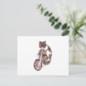 Carte postale Motorcycle Hamster (Debout devant)