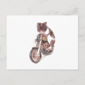 Carte postale Motorcycle Hamster (Devant)