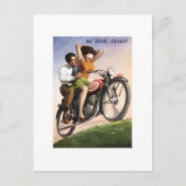 Carte Postale Motorcycle vintage (Devant)