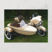 Carte Postale Motorcycle with Sidecar (Devant)