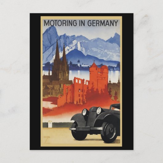 Carte Postale Motorisation En Allemagne (Devant)