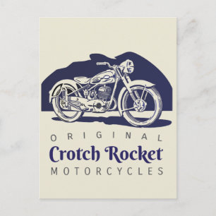 Carte Postale Motos Crotch Rocket publicitaire - 6 styles