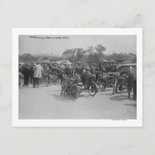 Carte Postale Motos demandées, Paris Photographie