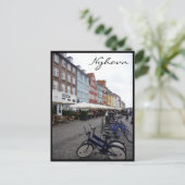 Carte Postale motos nyhavn (Debout devant)