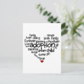 Carte Postale Mots-d'adoption (Debout devant)