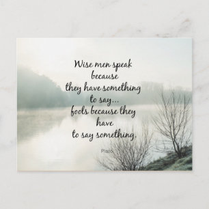 Carte Postale Mots de sagesse