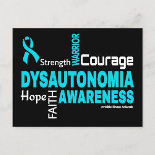 Carte Postale Mots... Dysautonomia