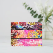 Carte Postale Mots Word (Debout devant)