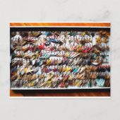 Carte Postale Mouches de pêche (Devant)