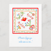 Carte Postale Mouchoirs d'amour de Valentine (Devant)