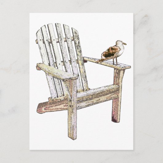 Carte Postale Mouette (Devant)