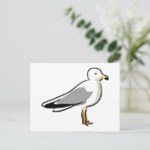 Carte Postale Mouette Abstraite (Debout devant)