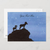 Carte Postale Mouflon d'Amérique (Devant / Derrière)