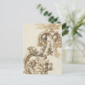 Carte Postale Moulage baroque antique (Debout devant)