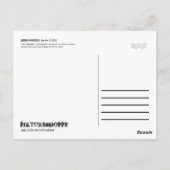 Carte Postale Moules vertes (Dos)