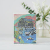 Carte Postale Moulin (Debout devant)