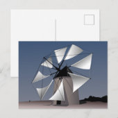 Carte Postale moulin (Devant / Derrière)