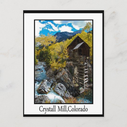 Carte Postale moulin à cristaux (Devant)