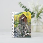 Carte Postale moulin à cristaux (Debout devant)