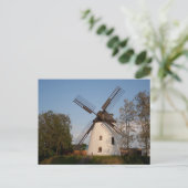 Carte Postale Moulin À Vent À Podersdorf (Debout devant)