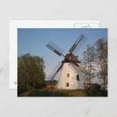 Carte Postale Moulin À Vent À Podersdorf (Devant / Derrière)