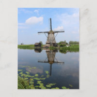 Moulin à vent Kinderdijk Molen Hollande Pays-Bas