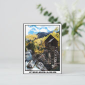 Carte Postale moulin cristallin (Debout devant)
