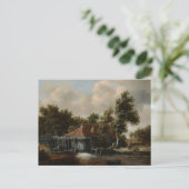 Carte Postale Moulin d'eau Holland Meindert Hobbema (Debout devant)