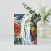 Carte Postale Moulin ensorcelé Franz Marc Abstrait (Debout devant)