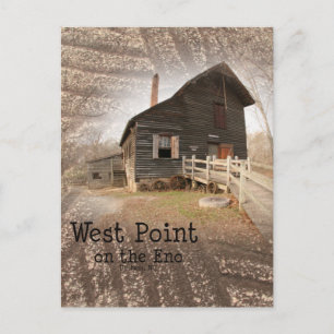 Carte Postale Moulin historique de West Point sur la rivière Eno