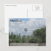 Carte Postale moulin mendoza (Devant / Derrière)