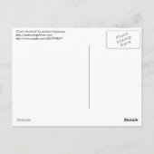 Carte Postale Moulin néerlandais (Dos)