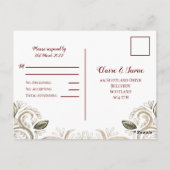 Carte Postale Mouline Rouge Dark and Moody rsvp (Dos)