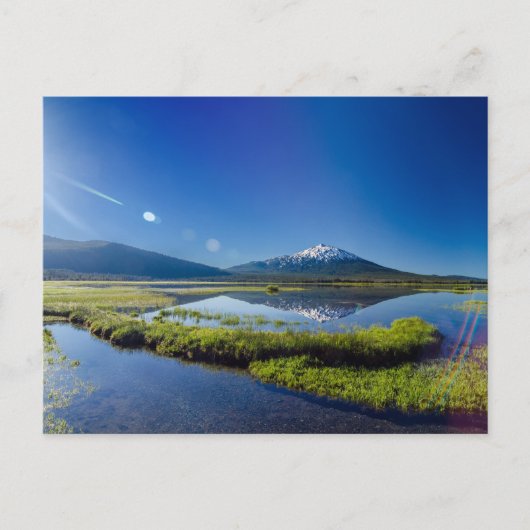 Carte Postale Mount Bachelor Lens Flare (Devant)