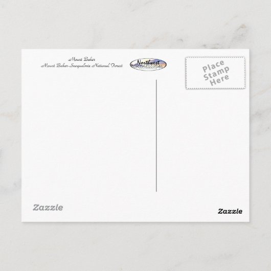 Carte postale Mount Baker (Dos)