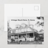 Carte Postale Mount Dora, FL. Maison (Devant / Derrière)