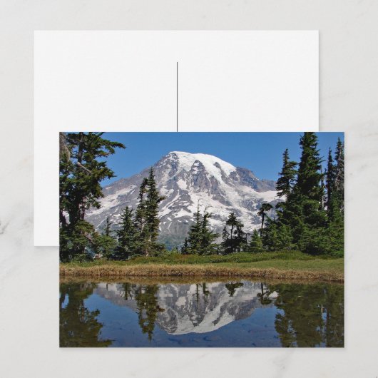 Carte postale Mount Rainier 2 (Devant / Derrière)