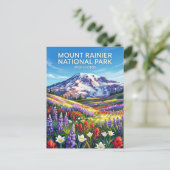 Carte Postale Mount Rainier National Park Washington (Debout devant)