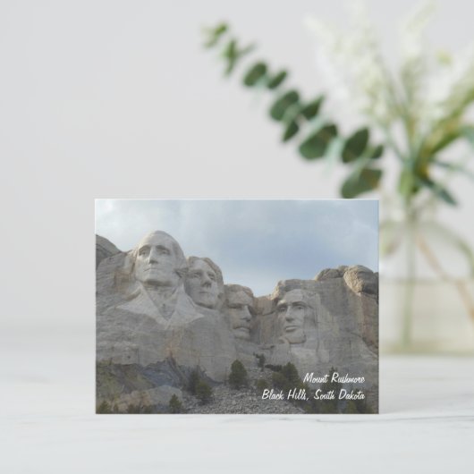 Carte postale Mount Rushmore (Debout devant)