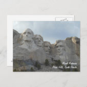 Carte postale Mount Rushmore (Devant / Derrière)
