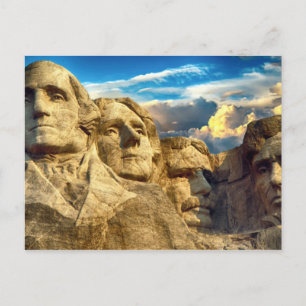 Carte Postale Mount Rushmore Presidential Memorial