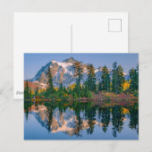 Carte Postale Mount Shuksan mirrored in Reflection Lake (Devant / Derrière)