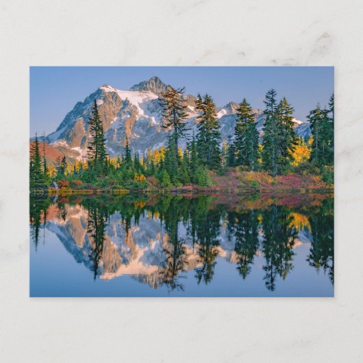 Carte Postale Mount Shuksan mirrored in Reflection Lake (Devant)