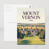 Carte Postale Mount Vernon États-Unis (Devant / Derrière)