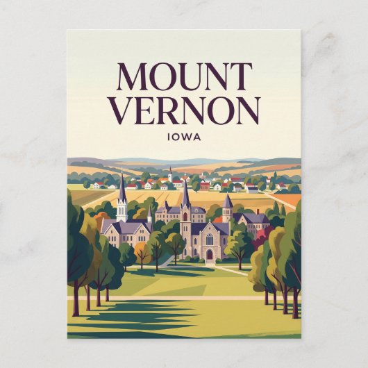 Carte Postale Mount Vernon États-Unis (Devant)