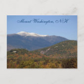 Carte postale Mount Washington, NH (Devant)