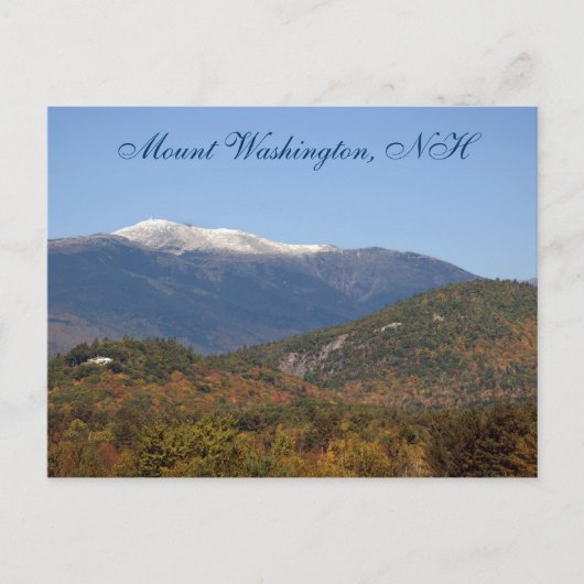 Carte postale Mount Washington, NH (Devant)